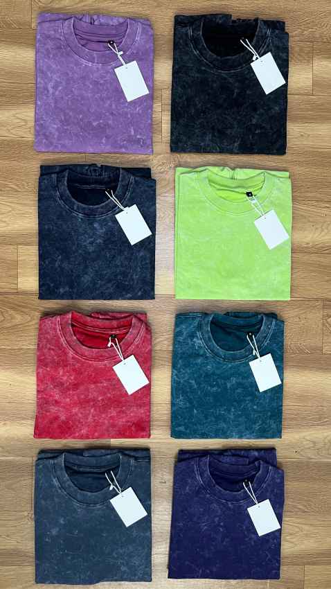 Acid wash - 240gsm French terry fabric