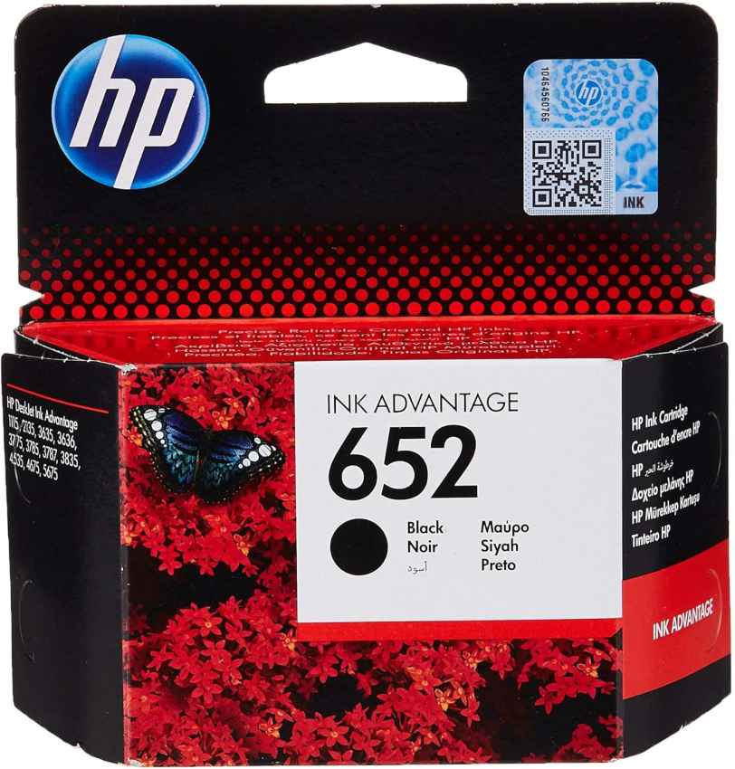 HP 652 INK CARTRIDGE BLACK