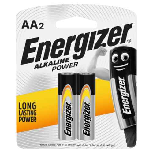 Energizer Alkaline Battery AA -2 Pcs/Pkt